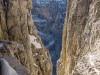 View between the spires (Brenta Dolomites)