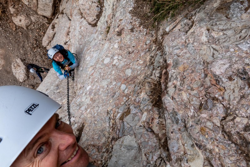 Climbing fun (Via Ferrata Canal de las Damas Nov 2025)