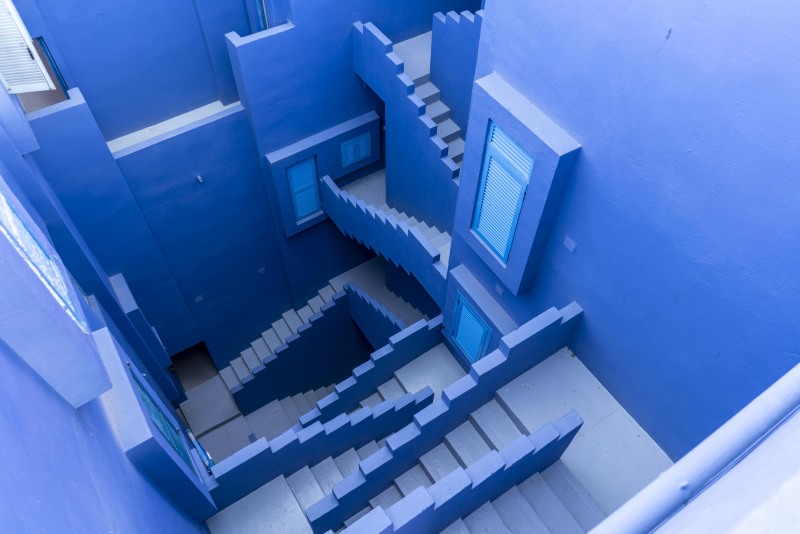 La Muralla Roja: Escher-like Architecture (Xmas Holidays Dec 2022)