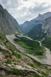 View down into the valley (Zugspitze July 2018)