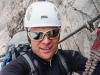 Cris on the second klettersteig (Zugspitze July 2018)