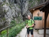 Johannes at the beginning of the Höllentalklamm (Zugspitze)