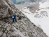 Johannes leads the way (Zugspitze July 2018)