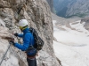Johannes on the second klettersteig (Zugspitze July 2018)