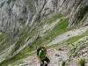 Johannes walking up (Zugspitze)