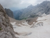 Looking down to the glacier again (Zugspitze July 2018)