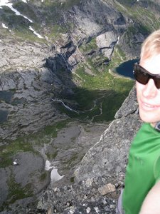 Cris at the top of a mountain (Bodo, Norway) 1 resize