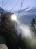 Cris on mission at dusk (Oberstdorf, Germany) resize