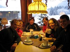 Hot chocolates after skiing (Fellhorn, Germany) resize