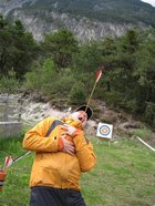 Accident at the archery (Faszi Adventure, Haiming, Austria) resize