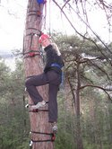 Emily climbing (Faszi Adventure, Haiming, Austria) resize