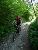 Cris on mountain bike (Lago di Garda) resize