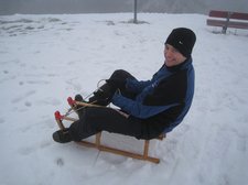 Cris is a sledding machine (Switzerland) resize