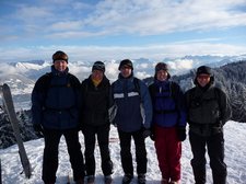 Us at the top (Ski touring Allgaeu) resize