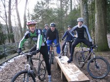 MTBers in the black forest (Freiburg, Germany) resize