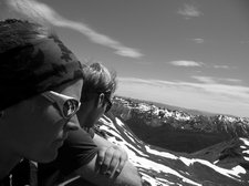 Frauke and Cris on the Lewis Pass Tops (Lewis Pass) resize