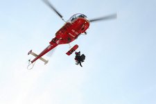 Ute is rescued by helicopter (Switzerland) resize