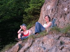 Anna and Judith 3 (Climbing Shauinsland, Freiburg, Germany) resize