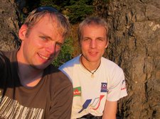 Cris and Jakob (Climbing Shauinsland, Freiburg, Germany) resize