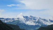 View towards mountains (Lungern, Switzerland) resize