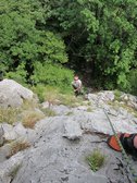 Multi-pitch route with Jakob (Lago di Lecco) resize