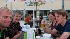 Having beer in Freiburg (Freiburg, Germany) resize