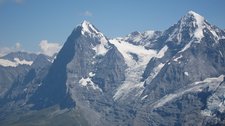 View of the Eiger 2 (Inferno Half marathon, Switzerland) resize