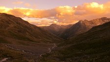 Sunset from Scaletta Pass (Switzerland) resize