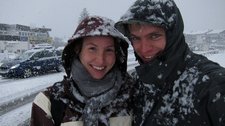 Leonie and Cris in snowy Oberstdorf (Oberstdorf) resize
