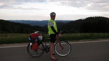 Cris the cycle tourist (Cycle touring Schwarzwald) resize