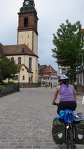 Leonie in Haslach (Cycle touring Schwarzwald) resize