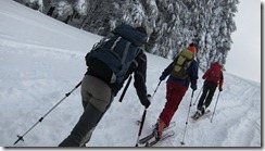 Trudging (Ski touring, Stollenbacher hütte)