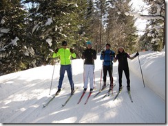 Some cross country skiing fun at Schauinsland