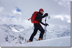 Christian on tour (Ski touring Kühtai)