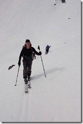Elmar enjoying himself (Ski touring Kühtai)