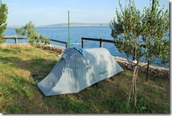 Camping on the coast (Camp Stine, Croatia)