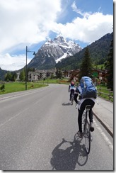 Cycling in the sun (Cycling Dolomites)