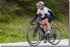 Hill climb on Stage 3 (Tour de Kärnten 2013)