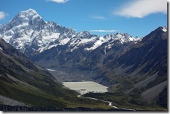 View from the track towards Mt Cook (Mueller Hut Jan 2014)
