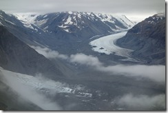 View of the Tasman Glacier (Ball Pass Dec 2013)