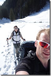 Setting off (Ski tour Hohe Matona Feb 2014)