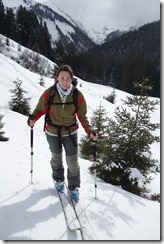 The sun comes out (Ski tour Gerenfalben Feb 2014)