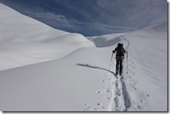 Yay, nice snow (Ski touring Bleicherhorn und Höllritzereck Feb 2014)