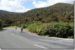 Riding on the Chaslands Highway.