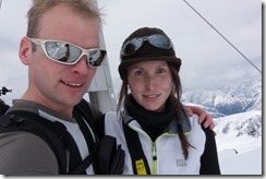 Us at the summit 3 (Ski tour Linker Fernerkogel April 2014)