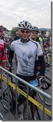 Cris at the start line 2 (Eddy Merckx Classic 2014)