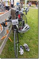 Our bikes after the race (Tannheimer Tal Radmarathon 2014)