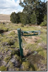 Balloon Hut sign (Mt Arthur Tramp)