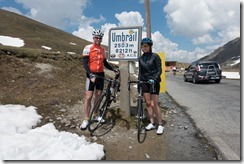 At Umbrail Pass (Ride up Stelvio Pass, Italy 2015)