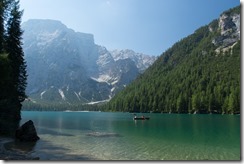View over the lake 2 (Dolomites, Italy)